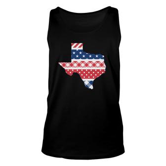 Texas 4Th Of July Patriotic State Pride Tee Unisex Tank Top | Mazezy