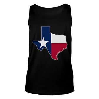 Texas State Map Texas Tx Flag Roots Gift Unisex Tank Top | Mazezy