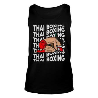 Thai Boxing Kickboxing Sports Boxer Muay Thai Unisex Tank Top | Mazezy