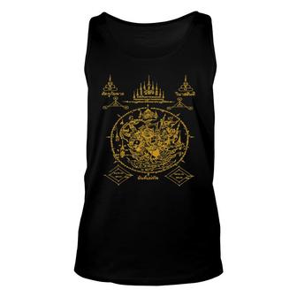 Thailand Tattoo Magical Sak Yant Thai 2 Sided Front And Back Tank Top | Mazezy