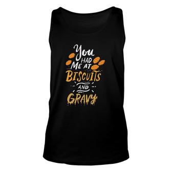 Thanksgiving Outfit For A Lover Of Gravy And Biscuits Unisex Tank Top | Mazezy