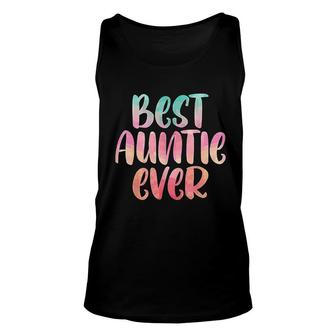The Best Auntie Ever Mothers Day For The Best Aunt Unisex Tank Top - Thegiftio UK