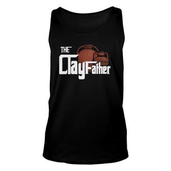 The Clayfather Pottery Handmade Clay Ceramist Gift Unisex Tank Top | Mazezy