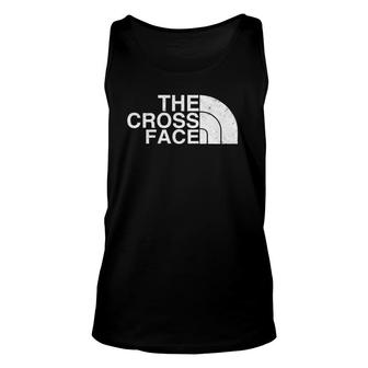 The Cross Face Vintage Classic Wrestling Unisex Tank Top | Mazezy