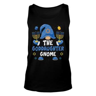 The Goddaughter Gnome Hanukkah Matching Family Pajama Unisex Tank Top | Mazezy