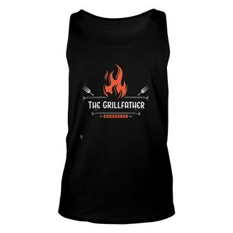 The Grill Father Bbq Father's Day Unisex Tank Top | Mazezy
