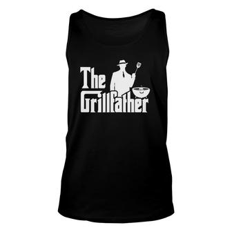 The Grillfather Funny Bbq Grilling Gift For Grill Master Unisex Tank Top | Mazezy