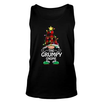 The Grumpy Gnome Matching Family Group Christmas Pajama Unisex Tank Top | Mazezy