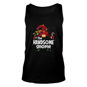 The Handsome Gnome Christmas Lights Sweater Unisex Tank Top | Mazezy
