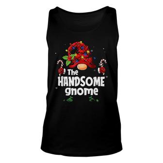 The Handsome Gnome Christmas Lights Unisex Tank Top | Mazezy