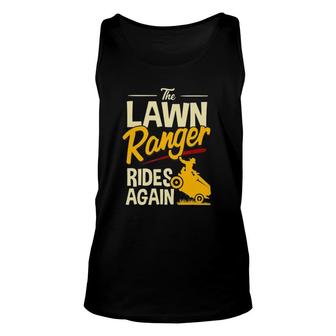 The Lawn Ranger Rides Again Lawn Mower Classic Unisex Tank Top | Mazezy