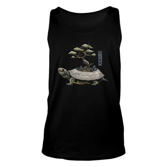 The Legendary Kame Premium Turtle And Bonsai Japanese Unisex Tank Top | Mazezy