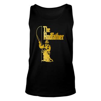 The Rodfather - Funny Fishing Father's Day Gift Unisex Tank Top | Mazezy
