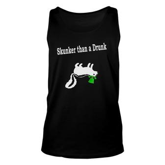 The Skunker Than A Drunk Gift Unisex Tank Top | Mazezy