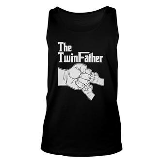 The Twinfather Father Of Twins Fist Bump Unisex Tank Top | Mazezy UK
