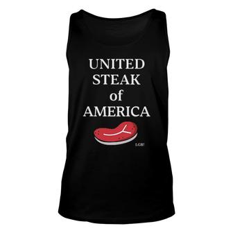 The United Steak Of America Unisex Tank Top | Mazezy