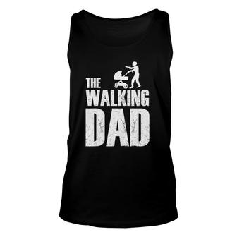 The Walking Dad Funny Father's Day Gift For Funny Dad Unisex Tank Top | Mazezy