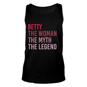 The Woman Myth Legend Personalized Name Birthday Gift Color Unisex Tank Top - Seseable