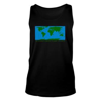 The World's Greatest Planet On Earth Funny Thrift Gift Unisex Tank Top | Mazezy