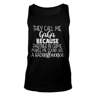 They Call Me Gaga Unisex Tank Top | Mazezy