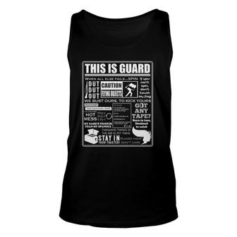 This Is Color Guard - Funny Color Guard Sayings And Memes Unisex Tank Top | Mazezy