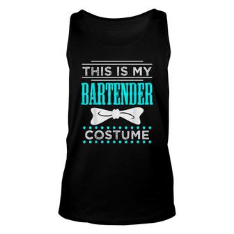 This Is My Bartender Costume Unisex Tank Top | Mazezy
