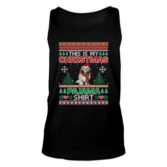 This Is My Lowchen Christmas Pajama Dog Ugly Unisex Tank Top | Mazezy