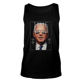 Time Biden Wearing Putin Sunglasses Unisex Tank Top | Mazezy