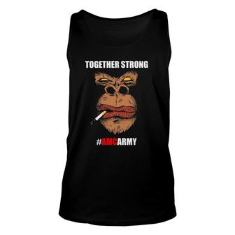 Together Strong Amc Army To The Moon Unisex Tank Top | Mazezy