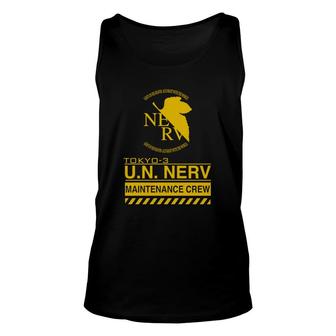 Tokyo 3 Nerv Yellow T-shirt Unisex Tank Top - Thegiftio