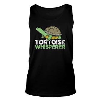 Tortoise Whisperer Funny Saying Turtle Lovers Gift Tank Top Unisex Tank Top | Mazezy