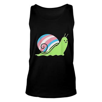 Trans Pride Snail Transgender Gift Unisex Tank Top | Mazezy