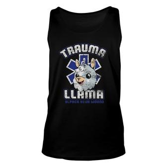 Trauma Llama Alpaca Your Wound Nurse Unisex Tank Top | Mazezy