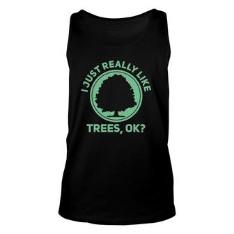 Tree Arborist Arboristic Forest Earth Day Unisex Tank Top | Mazezy