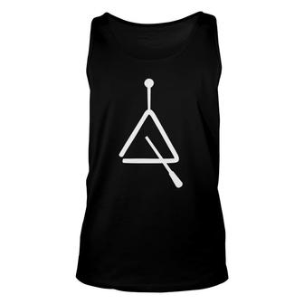 Triangle Instrument Triangle Player Gift Unisex Tank Top | Mazezy