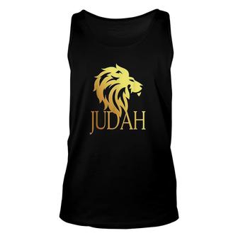 Tribe Of Judah Lion Unisex Tank Top | Mazezy