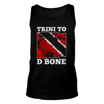 Trinidad And Tobago Flag- Trini To D Bone Unisex Tank Top | Mazezy