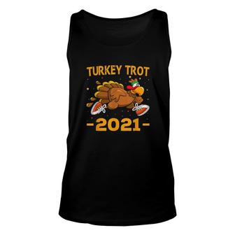 Turkey Trot 2021 Thanksgiving Unisex Tank Top | Mazezy UK