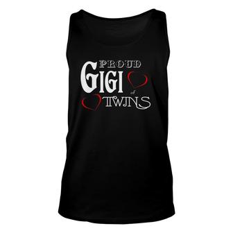 Twins Gigi - Proud Gigi Of Twins - Gift Unisex Tank Top | Mazezy