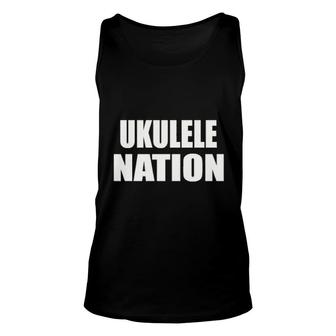 Ukulele Nation Unisex Tank Top | Mazezy