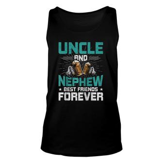 Uncle And Nephew Best Friend Forever Uncle Raglan Baseball Tee Tank Top | Mazezy