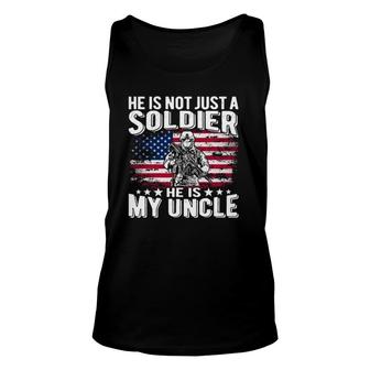 My Uncle Is A Soldier Patriotic Proud Army Niece Nephew Tank Top | Mazezy