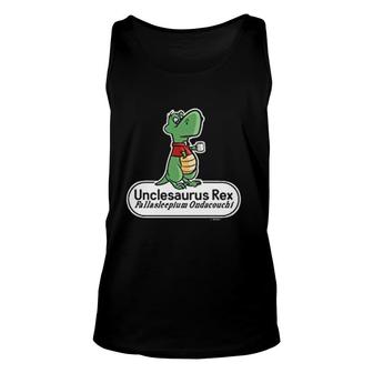 Unclesaurus Rex Uncle Unisex Tank Top | Mazezy