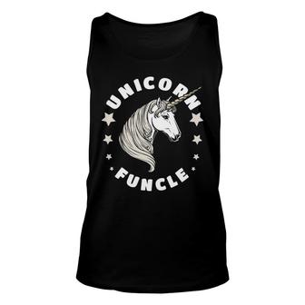 Unicorn Funcle Unicorns Gift Uncle Men Tee S Unisex Tank Top | Mazezy