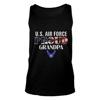 Us Proud Air Force Grandpa Unisex Tank Top | Mazezy