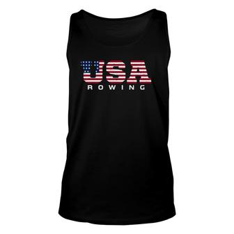 Usa Rowing Team Lovers Gift Unisex Tank Top | Mazezy