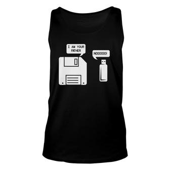 Usb I Am Your Father, Funny Computer Geek Nerd Gift Idea Unisex Tank Top | Mazezy