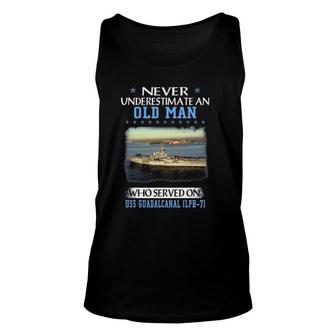 Uss Guadalcanal Lph-7 Veterans Day Father's Day Gift Unisex Tank Top | Mazezy