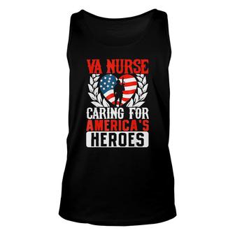 Va Nurse Americas Heros Merica Us Flag Patriot Veterans Day Tee Tank Top | Mazezy