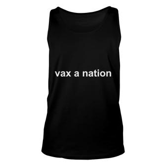 Vax A Nation Unisex Tank Top | Mazezy AU